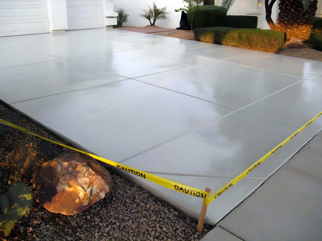 concrete driveway coating