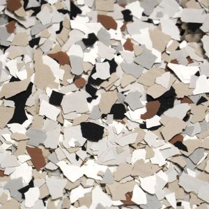 Epoxy flake flooring
