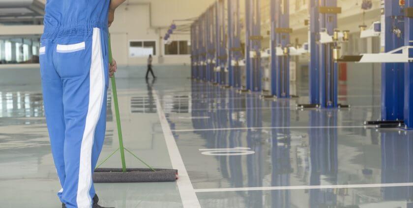 Epoxy floor coating