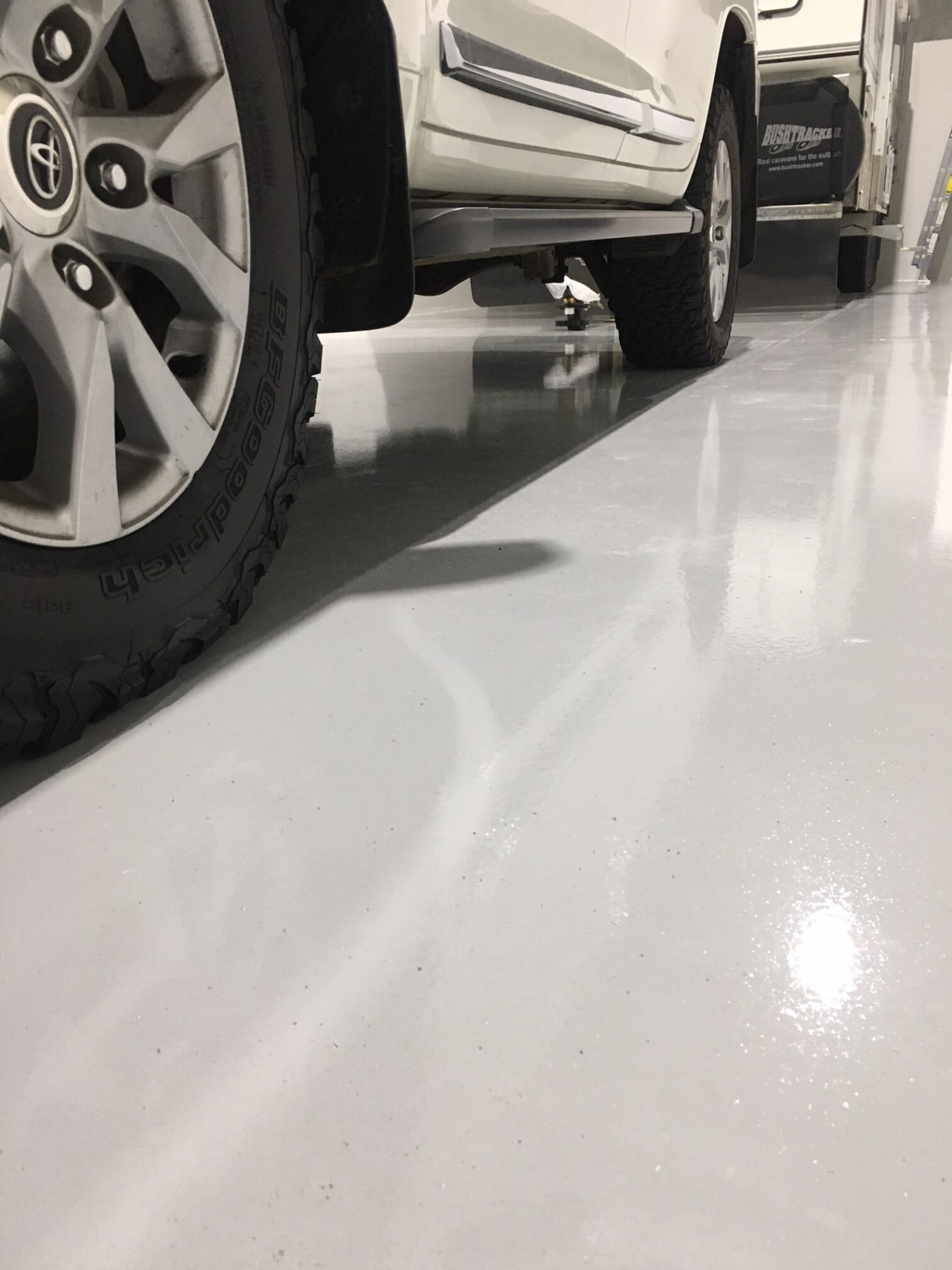 Epoxy garage floor