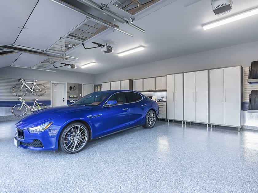 Epoxy garage floor