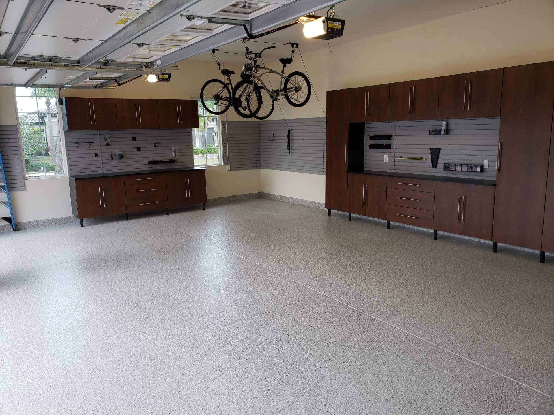 Epoxy garage floor